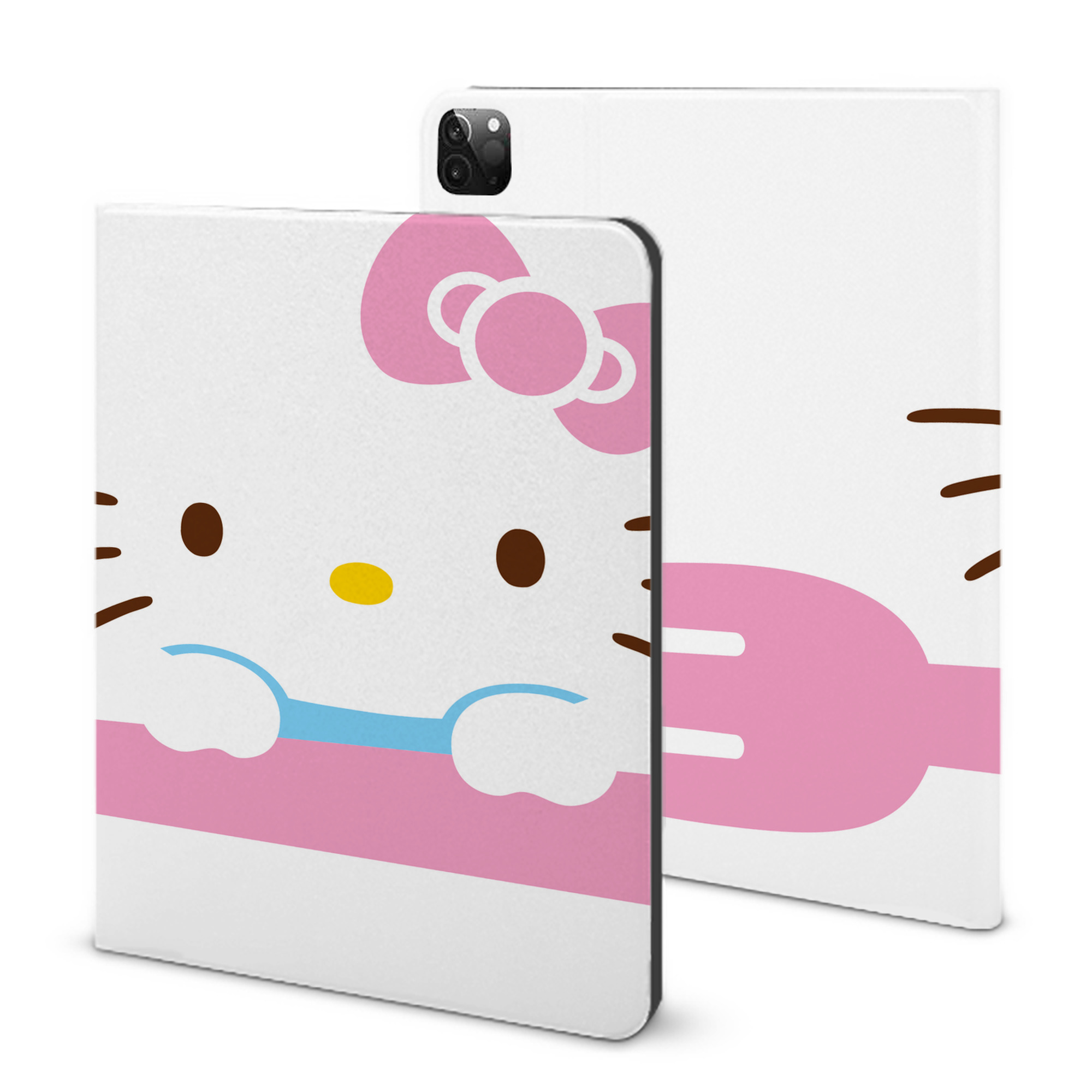 （画像用） Hello Kitty ハローキティ IPadケース ペンホルダー付き ブックスタイルデザイン